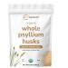 Micro Ingredients Organic Whole Psyllium Husks 3lbs | Daily Soluble Fiber Supplement with Prebiotics | Psyllium Husk Sourced from India | Non-GMO Keto Friendly Vegan