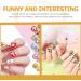 FOMIYES 2 Sets Children's Nail Art Toys Kids Toys Nail Decor Girls Manicure Kit for Kid Age 8-12 Glitter Outfit Toddler Toys Nail Accessories Charms Toddler Suits 3d Paper Decorate Make up - Buy Online on GoSupps.com