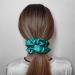 6 Pack Green Satin Silk Hair Scrunchies - Soft Hair Ties for Women & Girls - Buy Online on GoSupps.com