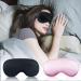 Audamp Sleep Mask Eye Mask Set - Adjustable Silk Soft & Skin-Friendly 2 Pack (Pink & Black) for Ultimate Comfort - Best for Travel & Sleep - Buy Online on GoSupps.com
