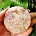 Natural Crystal Rough Natural Stone Cherry Blossom Agate Bracelet Heart Palm Stone Shaman Feng Shui Crystal Room Ornament (Color : 80-90g) - Buy Online on GoSupps.com