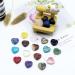 Gotfun 20-Piece Crystal Heart Stones Set | Colorful Healing Gemstones for Meditation & Chakra | Lucky Rose Quartz & Amethyst for Kids - Buy Online on GoSupps.com