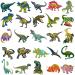 Glitter Dinosaur Tattoos For Kids Boys-Dinosaur Fake Tattoos Party Favors  T-Rex Decorations for Kids