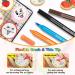 Food Coloring Pens 12Pcs Double Sided Edible Markers for Cake Decorating & Cookies - Fine and Thick Tip, Food Grade Gourmet Writers for Frosting, Fondant, Easter Eggs - Buy Online on GoSupps.com