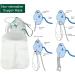 GlobalRoll Non-Rebreather Oxygen Mask 5 Pack (XL) - 7ft Tubing, DEHP-Free, Latex-Free - Ordinary Connector XL - Buy Online on GoSupps.com