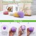Wokelai konjac sponges charcoal set of 3 for All Skin Types Face Exfoliation and Deep Cleansing Organic Natural Konjac facial sponges washing puff for Shower Bath SPA Scrubber for Kids Men Women - Buy Online on GoSupps.com