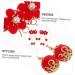 DOITOOL 1 Pair Tassel Antique Style Hair Clip Infant Hair Accessories Hair Sticks Hanfu Hairpin Ancient Style Hair Clip Barrettes for Girl Child China Vintage Red Synthetic Beads - Buy Online on GoSupps.com