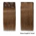 Shop Light Brown Clip-In Hair Extensions | Real Hair Heat Resistant 33 cm 80 g - International Shipping - Buy Online on GoSupps.com