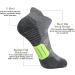 COOVAN Mens Ankle Athletic Socks - 6 Pack Light Grey | Cushioned & Breathable Low Cut Tab Socks - Buy Online on GoSupps.com