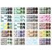 WOKOTO 440-Piece Toenail Polish Stickers Kit - Marbled Style Gel Nail Strips for Women with Nail File - Gradient Nail Art Decals - Self-Adhesive Manicure Set - Buy Online on GoSupps.com