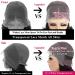 Ustylish 13x4 HD Lace Front Bob Wig Human Hair 180% Density for Black Women 12 inch - Natural Color - Buy Online on GoSupps.com