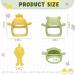 TinyHalo 2pcs Silicone Baby Teething Mittens - BPA Free, Anti-Drop, Adorable Chew Toys for Healthy Oral Development - Buy Online on GoSupps.com