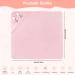 KDIMSU Pink Baby Towel with Hood | Soft & Super Absorbent Bath Towels for Newborns | Perfect Baby Shower Gift | 80x80cm Bathing Accessories - Buy Online on GoSupps.com