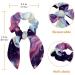 6 Pieces Bow Hair Scrunchies Rabbit Bunny Ear Scrunchies Black Crow Pattern Bow Bowknot Scrunchies Bobbles Elastic Hair Ties Ropes Ponytail Holder Accessories for Women Girls Color 2 - Buy Online on GoSupps.com