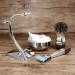 Grutti 4-in-1 Razor Set - Premium Men's Gift for Father's Day & Birthdays - Includes Shaving Bowl Brush & Imitation Wood Grain Stand - Compatible with Fusion 5 - Buy Online on GoSupps.com
