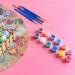 AUEAR Mini Empty Paint Pot Pod Strips with Lids - 10 Strips, 60 Pots - Arts Crafts Storage Containers - 3ml / 0.1oz - Ideal for Schools and Painterly Paint Eye Primer - Buy Online on GoSupps.com