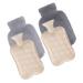 2PC heat bottle with 2 cover fluffy 1l bed bottle Hot Water Bottle Warm bottle Groß Hot Water Bag for adult children spout hot water bottle cozy for neck shoulder back stomach (gray)