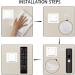 WXBOOM Self Adhesive Dots 1400pcs (700 Pairs) 0.79 Diameter White Hook & Loop Dots Sticky Back Coins 20mm for School Classroom Office Home 1.0.79-1400 - Buy Online on GoSupps.com