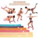 Resistance Bands Resistance Exercise Bands Set of 5 for Legs and Glutes Home Fitness Stretching Physical Therapy Pilates Flexbands Workout Bands Style2 - Buy Online on GoSupps.com