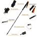 Anykuu Hiking Poles 2 Pack - Shockproof Ultralight Foldable Nordic Walking Poles (110-130cm) - Ideal for Camping & Outdoor Adventure | Orange - Buy Online on GoSupps.com