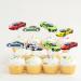 Kids' 18-Piece Racing Themed Happy Birthday Cupcake Toppers Set - This is a cool race car driver birthday party baby shower party or racing themed party decoration for boys and girls - SugarGera - Buy Online on GoSupps.com