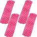 Time to Sparkle 4pcs Crochet Tube Top Crochet Tutu Infant Dress Baby Girls Skirt Pettiskirt 1.5"x6" Hot Pink 4x15cm Hot Pink