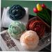Buy Housoutil 4pcs Rose Bath Ball Loofah Sponge - Exfoliating Shower Pouf & Scrubber for Smooth Skin | International Shipping - Buy Online on GoSupps.com