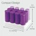 Conair Instant Heat Compact Hot Rollers with Ceramic Technology - Black Case with Purple Rollers - Buy Online on GoSupps.com