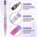 100% Kolinsky Acrylic Nail Brush - Size #8 Gradient | Professional 3D Round Shape Handmade Brush for Acrylic Application in Manicure - Buy Online on GoSupps.com