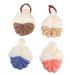 4pcs Bath Ball Bath Flower Shower net Sponge Flower Bath Ball Bathing Sponge poufs Bath loofah Bath Scrubber Body Scrubber Bubble Maker Mesh Bath Ball Mesh Pouf Bath Towel or