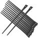 Beavorty 12pcs Eyeliner Brush Eye Shadow Brush Women s Suits Brow Brush Angled Makeup Eyeshadow Flat 14.5x0.7x0.5cm
