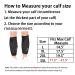 Hobrave Calf Brace Shin 2 Pack - Compression Wrap for Torn Calf Muscle Pain Relief - Adjustable Support for Men and Women - XXX-Large - Buy Online on GoSupps.com