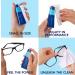 Clear View Lens Cleaner Kit - Travel Size Refillable Lens Cleaner & Microfiber Cloth for All Lenses - Compact & Portable - Best Lens Cleaning Solution - Buy Online on GoSupps.com