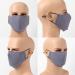 Buy Dustproof Cotton Face Mask - UV Protective Reusable Navy Plaid 2 Layers for Men & Women | TPZA92721 - Buy Online on GoSupps.com