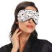 Adjustable Light Blocking Eye Mask for Deep Sleep - Breathable & Comfortable for Travel, Yoga, Meditation - Adult Men and Women - Cartoon White - Buy Online on GoSupps.com