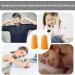 Buy Foam Ear Plugs for Noise Reduction | Super Soft Reusable Silicone Ear Plugs for Sleeping | Orange Quiet Ear Plugs Worldwide Shipping - Buy Online on GoSupps.com