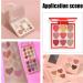 CHGCRAFT 300Pcs Empty Heart Metal Pans 19.5mm for Eyeshadow Palette - Makeup Palette Sliver - Buy Online on GoSupps.com