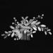 Casstad Wedding Hair Accessories Hair Pieces Comb for Brides Bridal Silver color Vintage Headpiece Comb Hair Clip - Buy Online on GoSupps.com