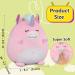 Marsjoy Pink Unicorn Plush Pillow Toy | Cute Stuffed Animal for Girls | Kawaii Soft Cushion for Children's Day & Birthdays - Buy Online on GoSupps.com