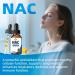 NAC Supplement N-Acetyl Cysteine with R-Alpha Lipoic Acid for Adults, Immune & Antioxidant Support, Liver & Lung Health - 1000 MG - Lemon Flavor - 60ml - Buy Online on GoSupps.com