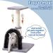 Cat Scratching Post with Sisal Rope, Arch Self Groomer, and Plush Cover - Ideal for Indoor Cats and Kittens - Buy Online on GoSupps.com