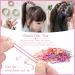 Tallsocne Girls Hair Accessory Set - Multicolor Mini Seamless Hair Ties, Elastic Bands, Butterfly Clips, Flower Claws, Styling Tools - Buy Online on GoSupps.com