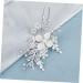 FRCOLOR Pearl Hair Pin Bridal Crystal Hair Clip Rhinestone Barrettes Headpiece for Women Bridal Hair Comb Bridal Hair Accessories Flower Girl Hair up Rhinestone Rhinestones Bride - Buy Online on GoSupps.com