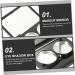 SKISUNO 3 Sets Double Box Eye Shadow Box Eyeshadow Supplies Empty Makeup Supply Makeup Accessories Make Container Pallet Makeup Supplies Empty Make up Container Cosmetic Container - Buy Online on GoSupps.com
