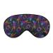 Colorful Chameleon Sleep Mask Eye Cover for Sleeping Blindfold with Adjustable Strap Blocks Light Night Travel Nap for Men Women