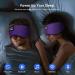 Musicozy Bluetooth Sleep Mask Headphones V5.3 - Adjustable, Breathable, Comfortable - Purple - Buy Online on GoSupps.com