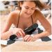 Back Applicator Long Handle Lotion Applicator for Back Portable Travel Self Sunscreen Applicator with Long Reach Folding Handle for Elderly Women (Black) - Buy Online on GoSupps.com