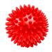 SPRINGOS Hedgehog Ball Massage Ball with Knobs 8.5 cm Hard Red 8.5 cm