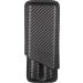 Unbekannt Cigar Case Sliding Case / 2 / 185 mm / Up to 24 mm Diameter / Leather Look Carbon Design