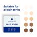 Skinlocity Facial Soap - Sea Salt & Goat Milk Bar for Nourishing Moisturizing and Exfoliating Skin - Buy Online on GoSupps.com